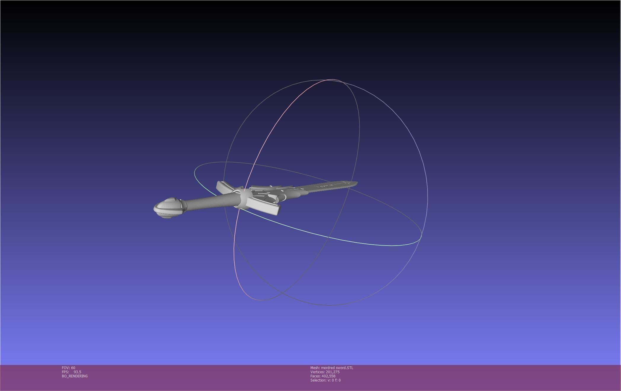 Fate Mordred Sword Printable Assembly 3D print model_54