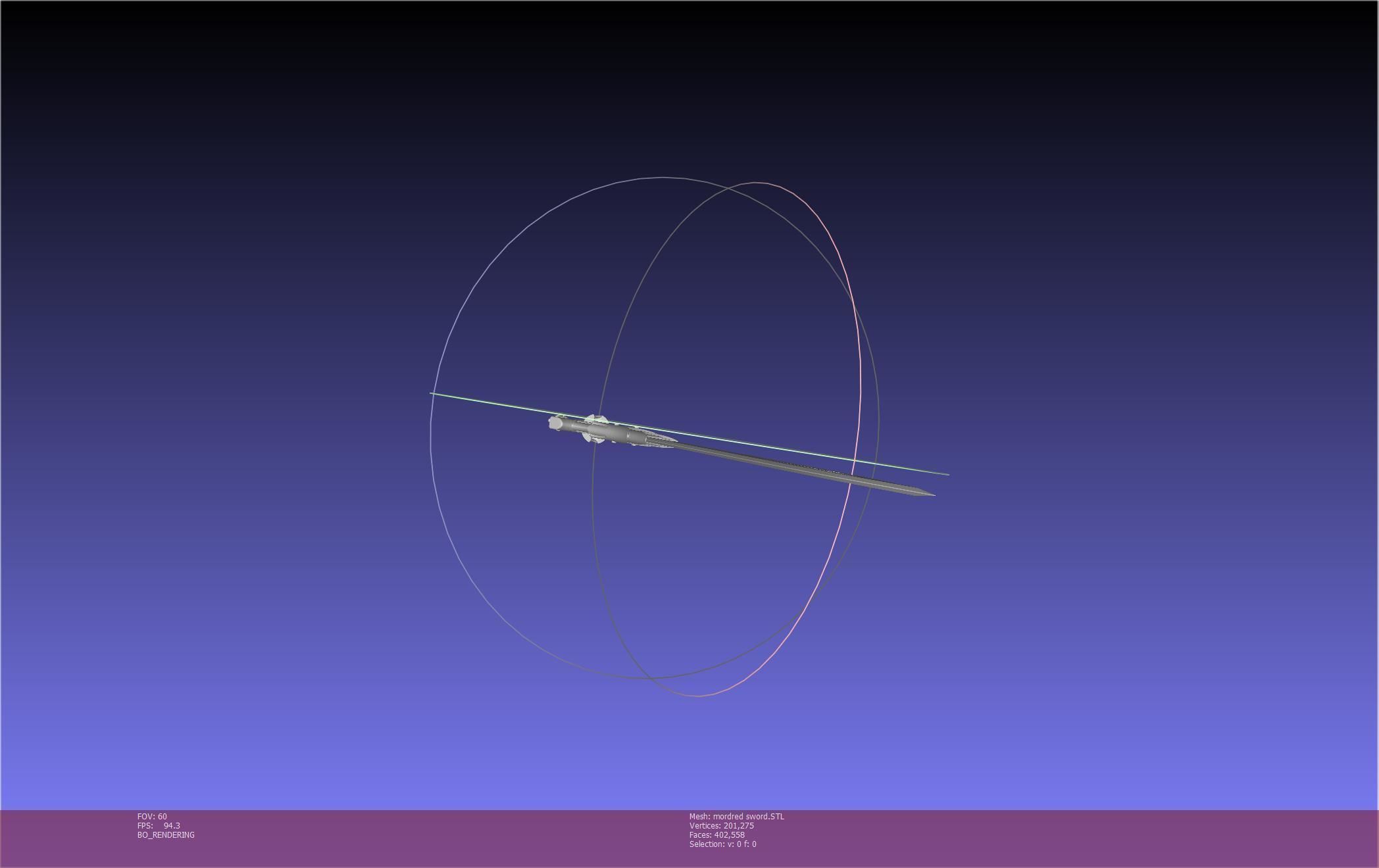 Fate Mordred Sword Printable Assembly 3D print model_28