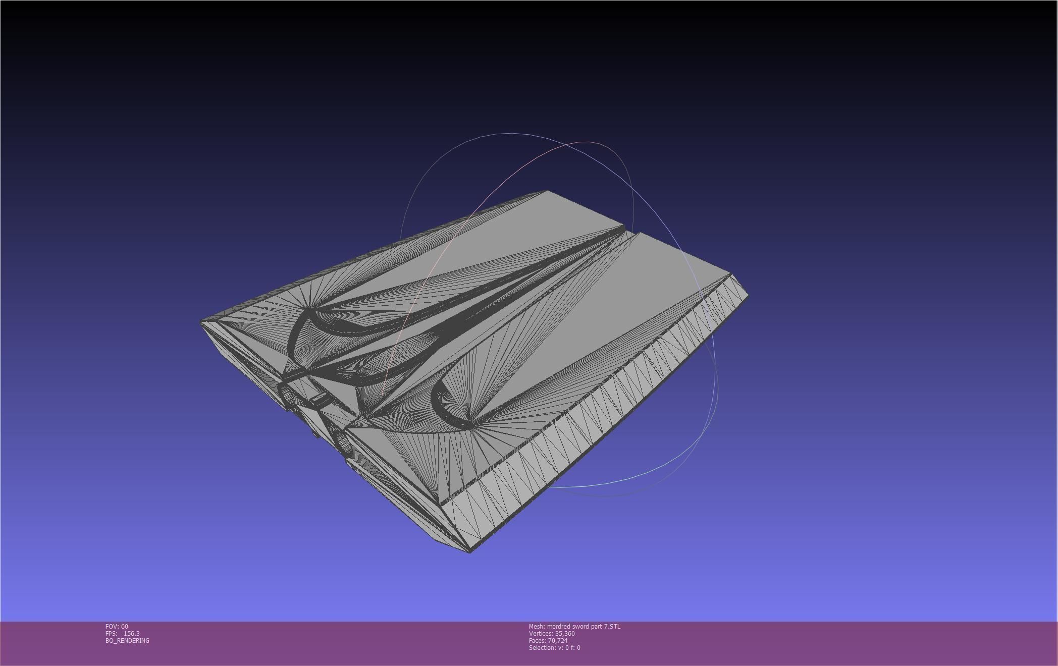 Fate Mordred Sword Printable Assembly 3D print model_140