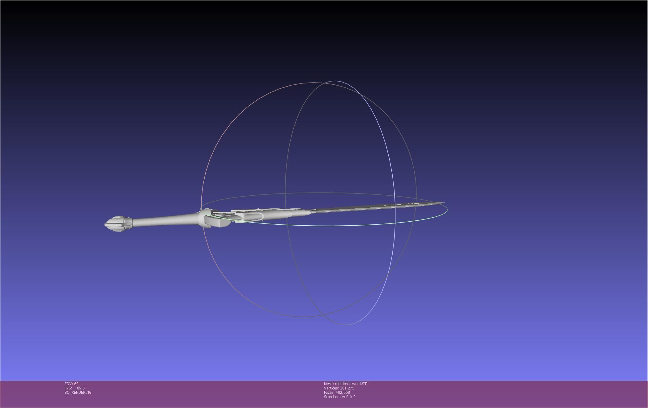 Fate Mordred Sword Printable Assembly 3D print model_45