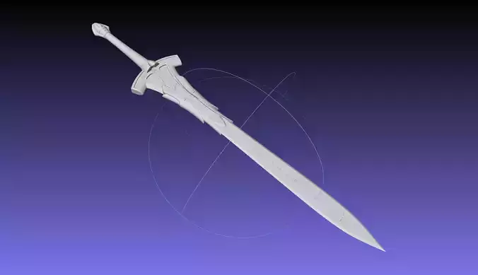 Fate Mordred Sword Printable Assembly 3D print model Fate Mordred Sword Printable Assembly 3D print model