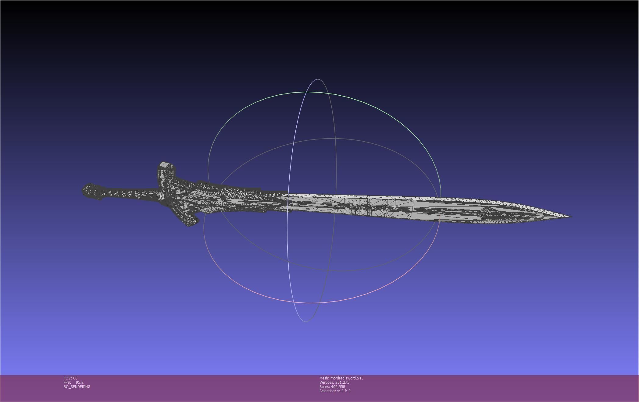 Fate Mordred Sword Printable Assembly 3D print model_79