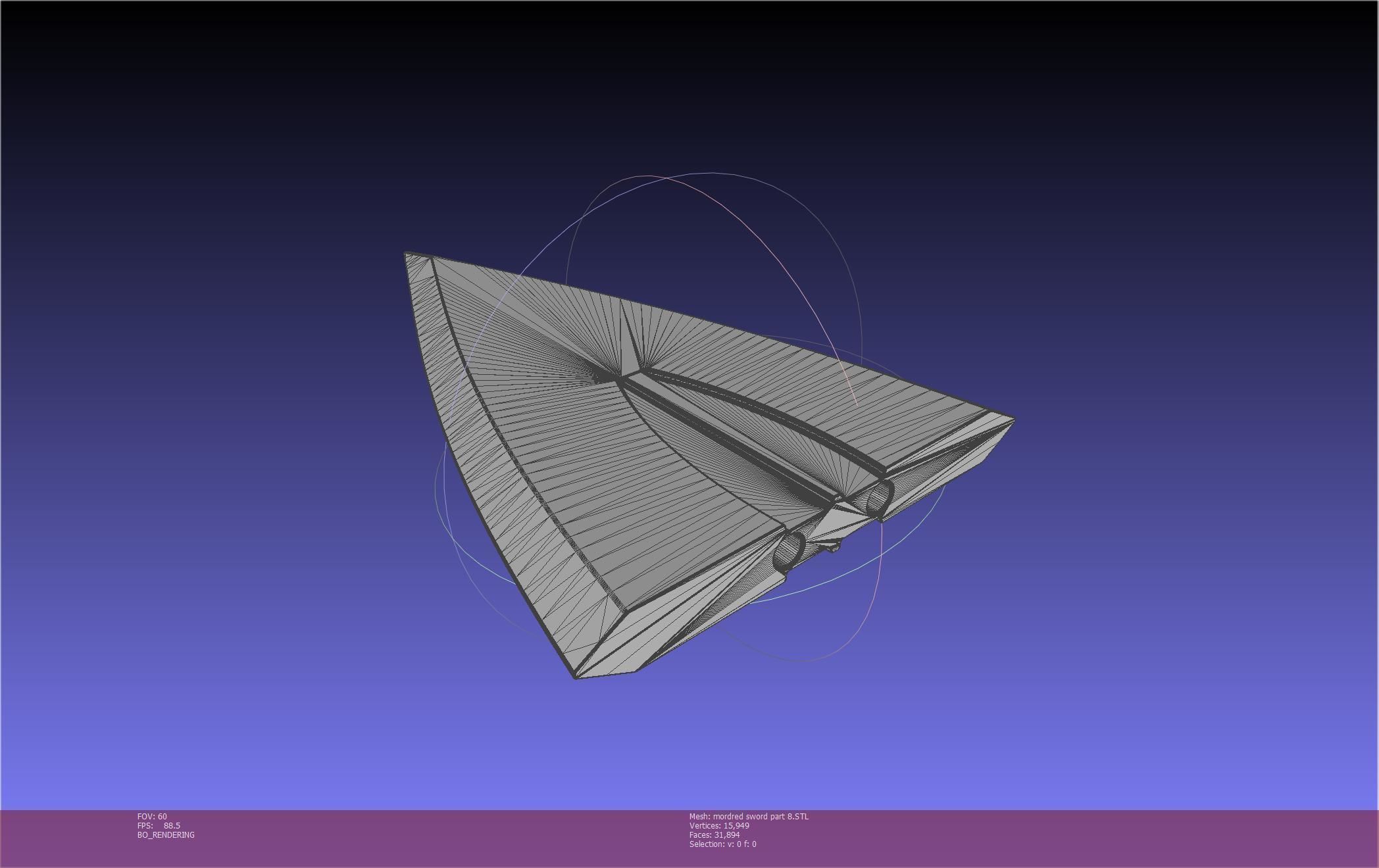 Fate Mordred Sword Printable Assembly 3D print model_141