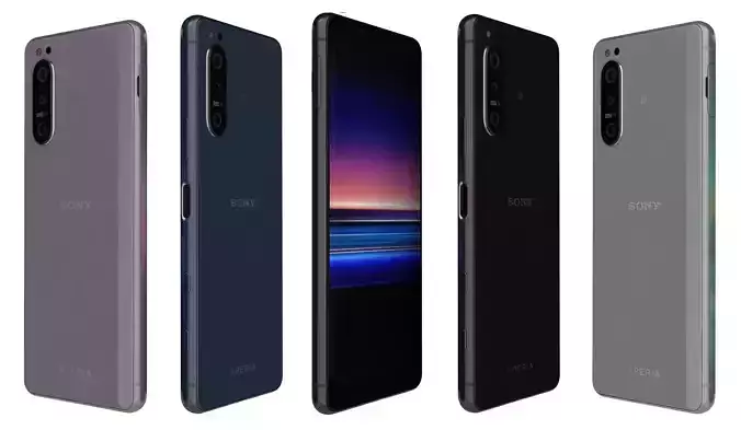 Sony Xperia 5 II All Colors 3D model