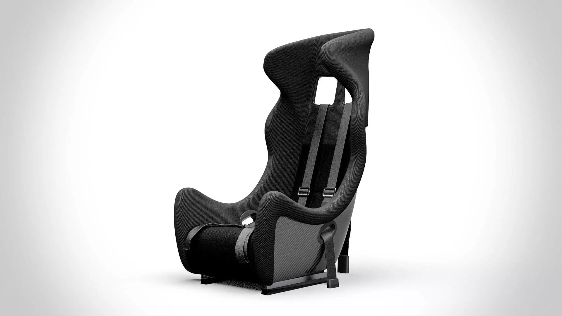 Racing Seat v3 Low-poly 3D model_0