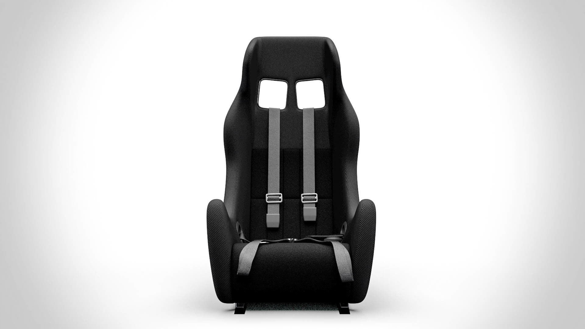 Racing Seat v3 Low-poly 3D model_1
