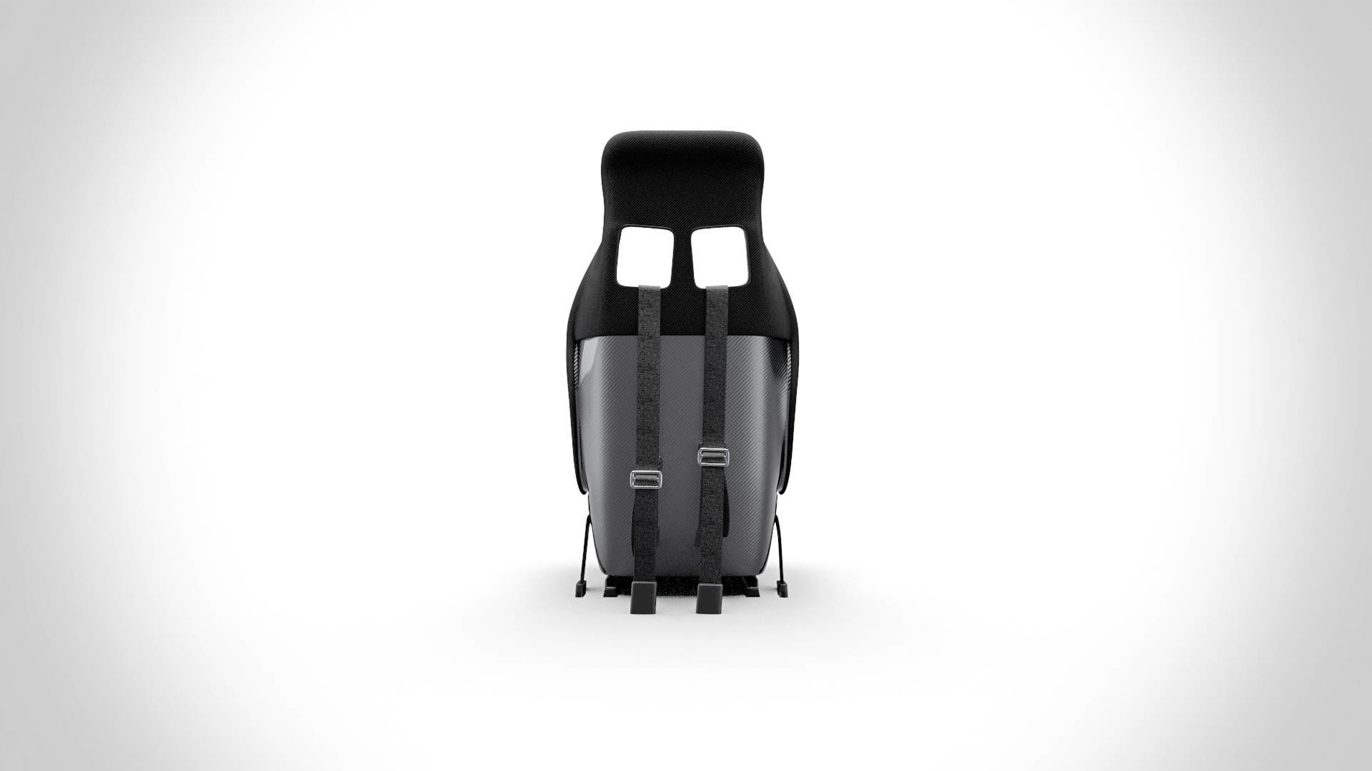 Racing Seat v3 Low-poly 3D model_5