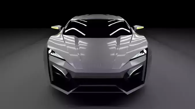 W Motors Lykan Hypersport 3D Model 3D model