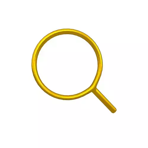 Search Symbol v1 008 Low-poly 3D model