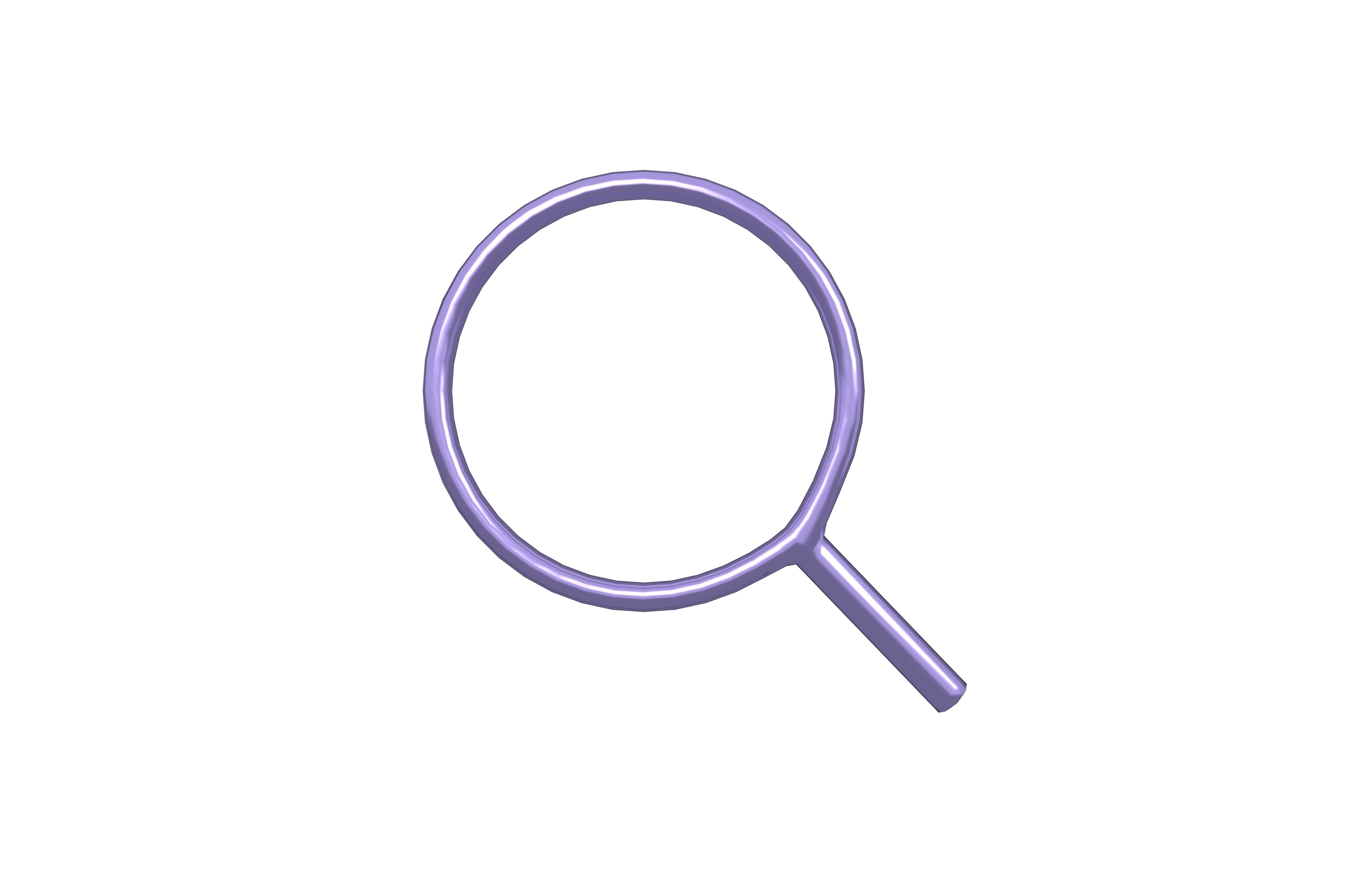 Search Symbol V1 Pack 02 Low-poly 3D model_15