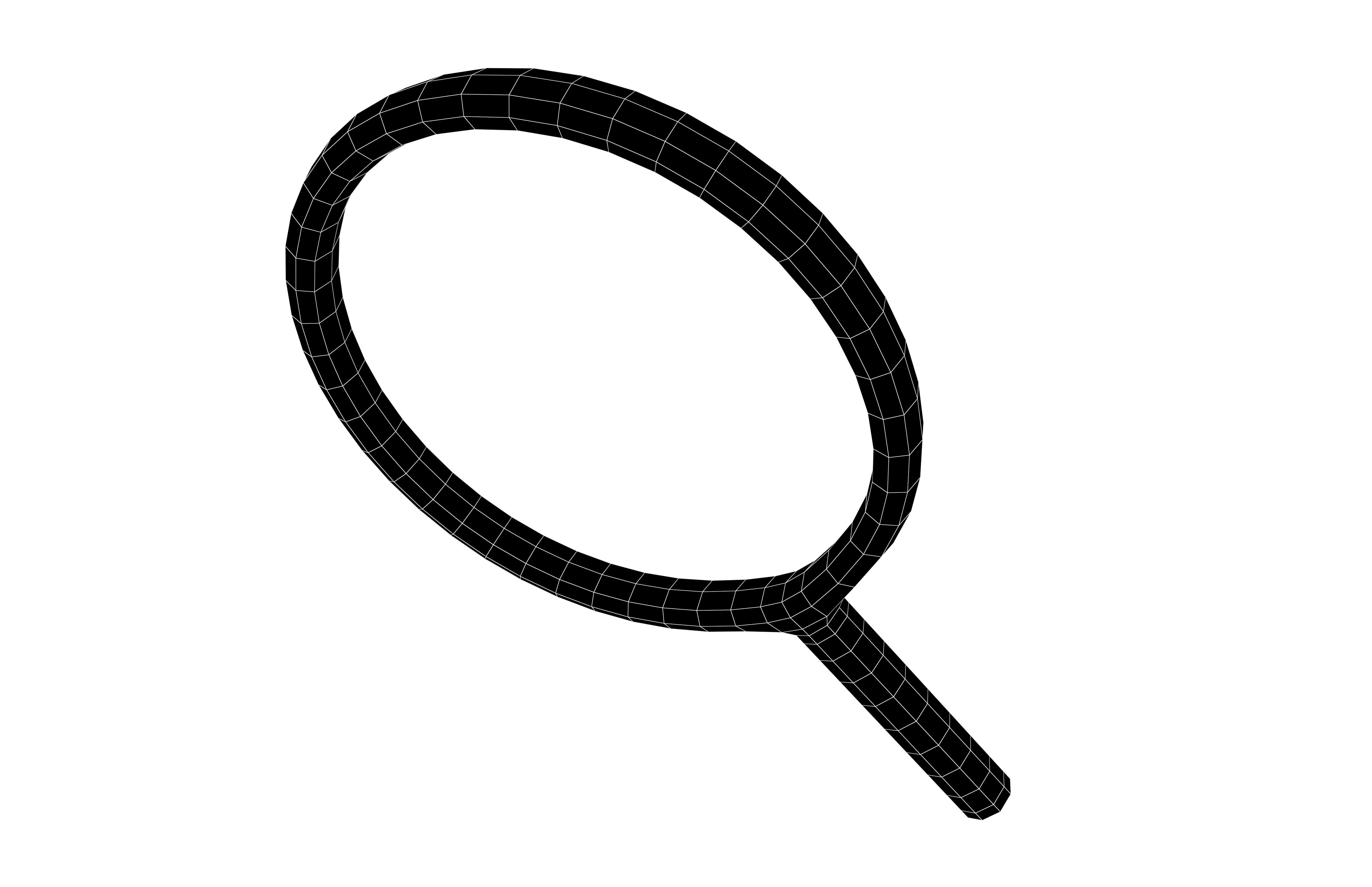 Search Symbol V1 Pack 02 Low-poly 3D model_3