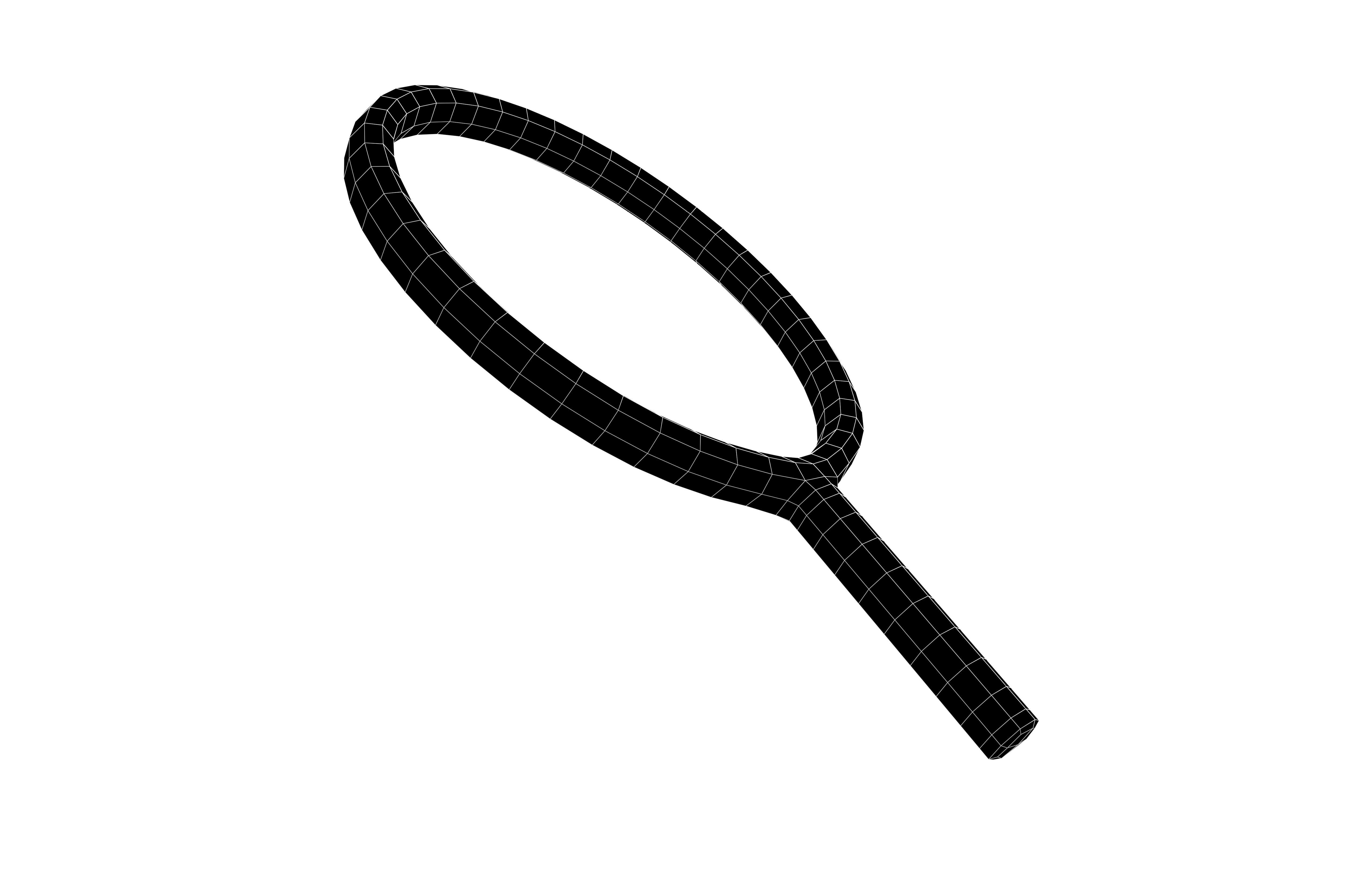 Search Symbol V1 Pack 02 Low-poly 3D model_4