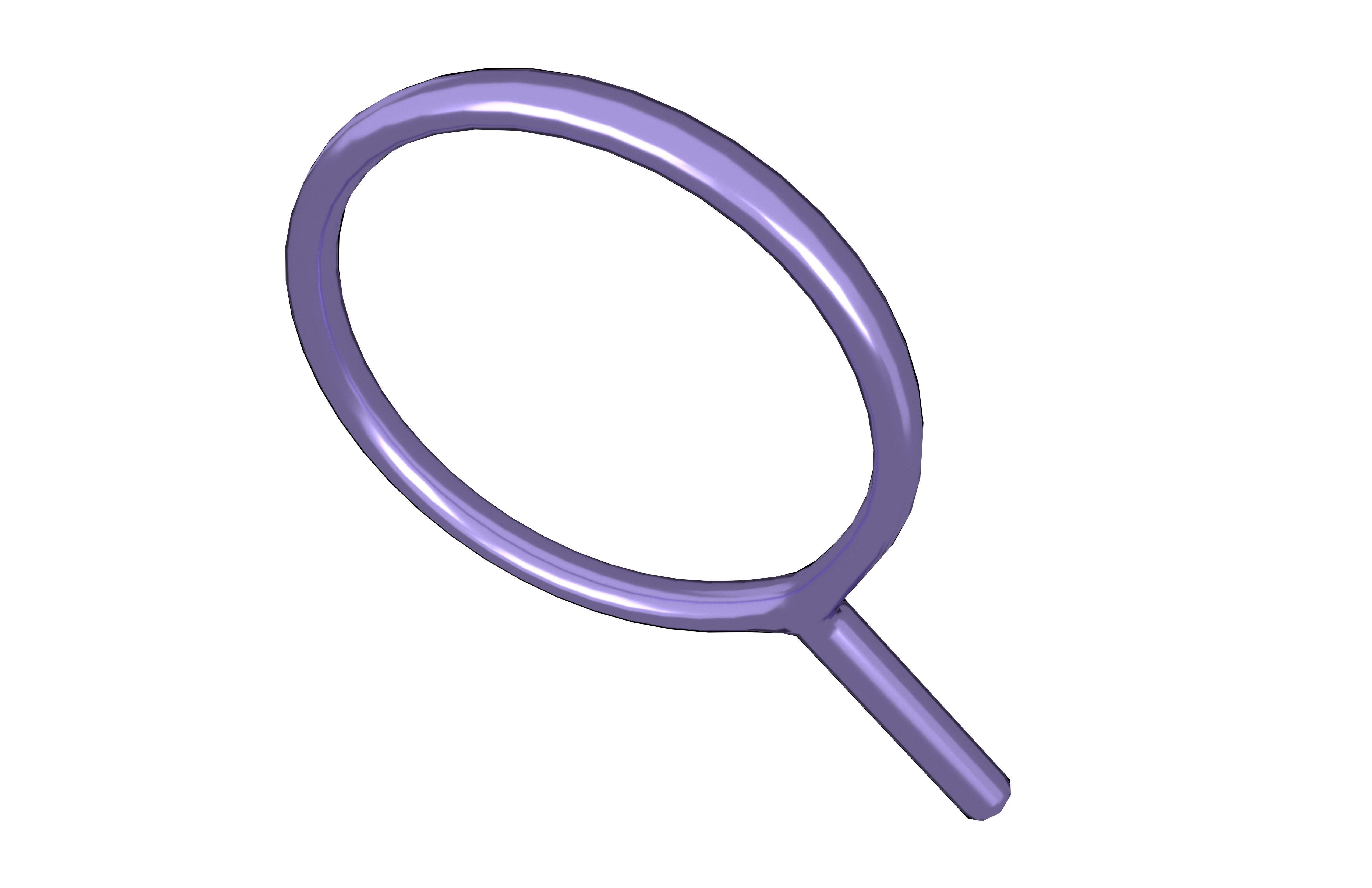 Search Symbol V1 Pack 02 Low-poly 3D model_13