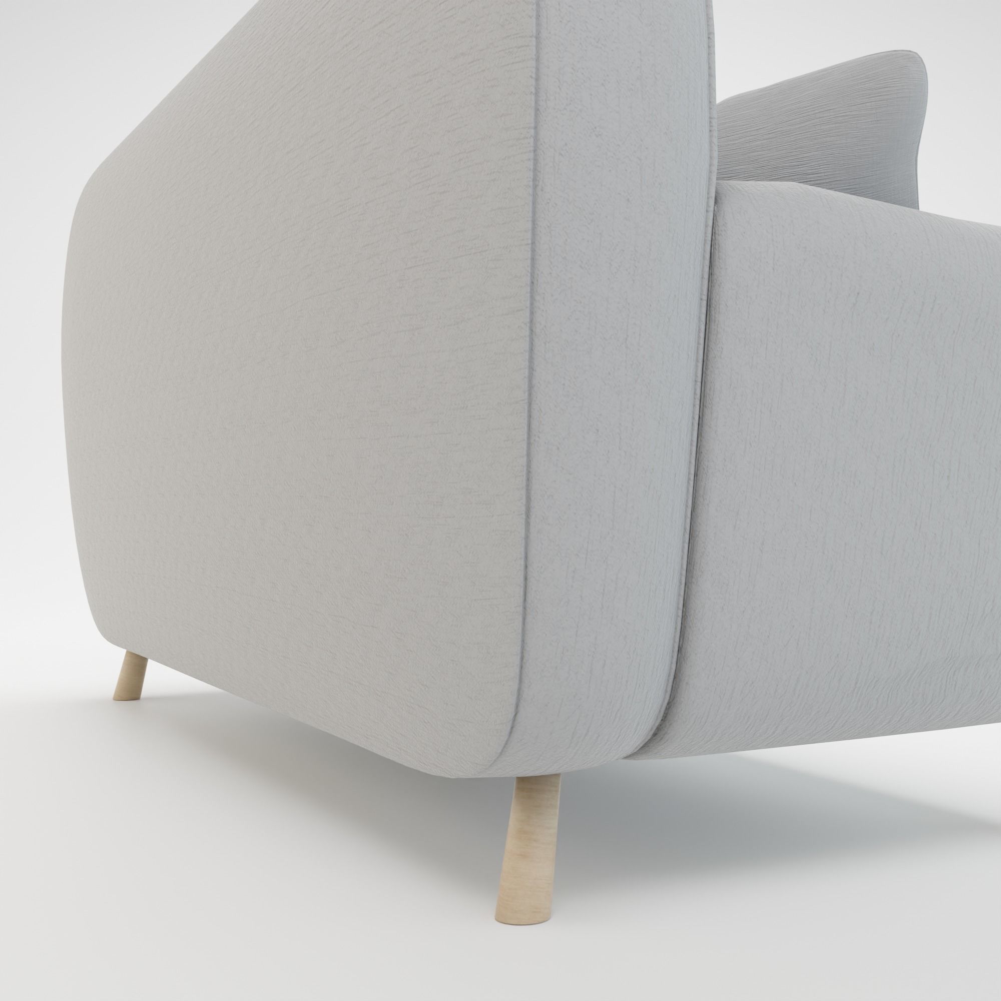 Retro Sofa - PBR 3D model_9