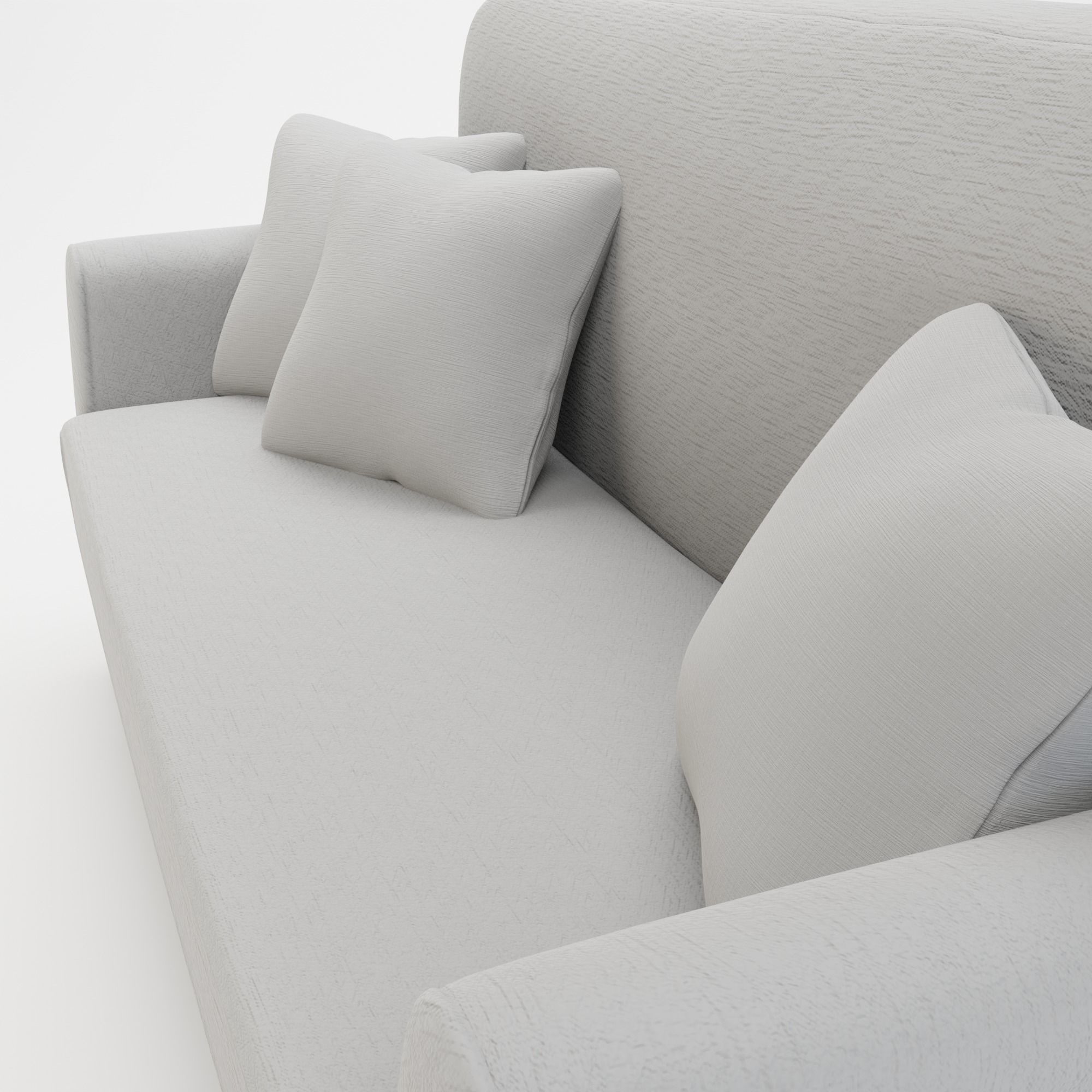 Retro Sofa - PBR 3D model_7