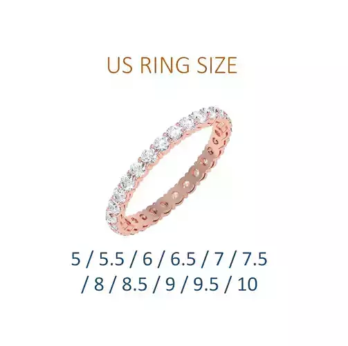 Women solitaire ring full US finger size 3dm stl render detail