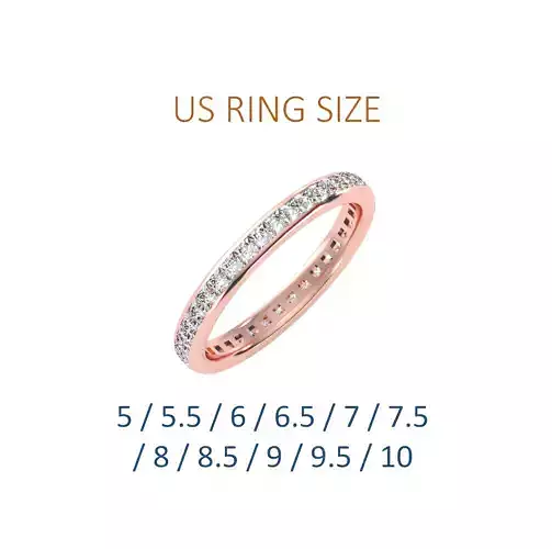 Women solitaire ring full US finger size 3dm stl render detail 3D print model