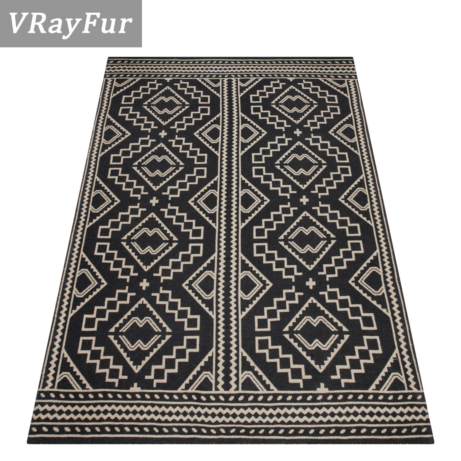 Rug Set 1601 3D model_2