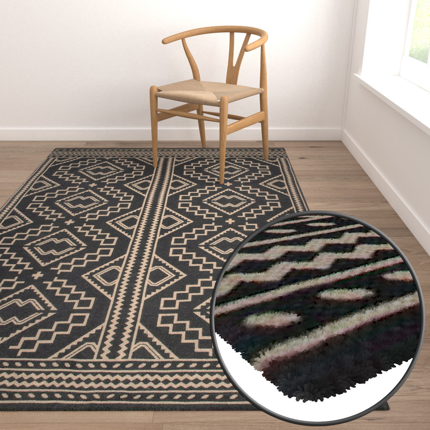 Rug Set 1601 3D model_5