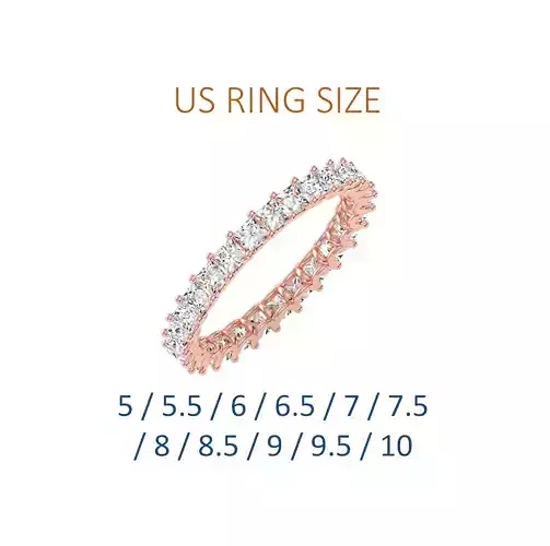 Women solitaire ring full US finger size 3dm stl render detail 