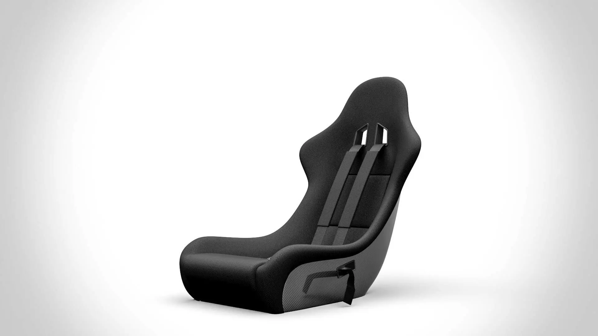 Racing Seat v4 Low-poly 3D model_0