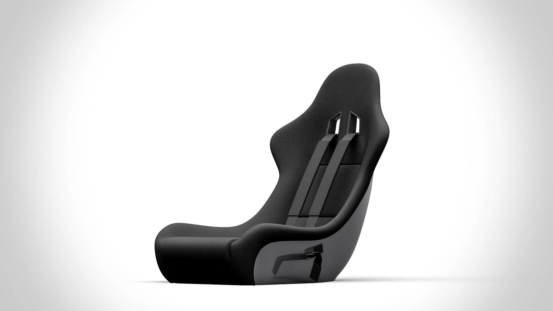 Racing Seat v4 Low-poly 3D model_7