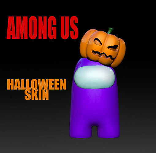 AMONG US - Halloween skin 3D print model