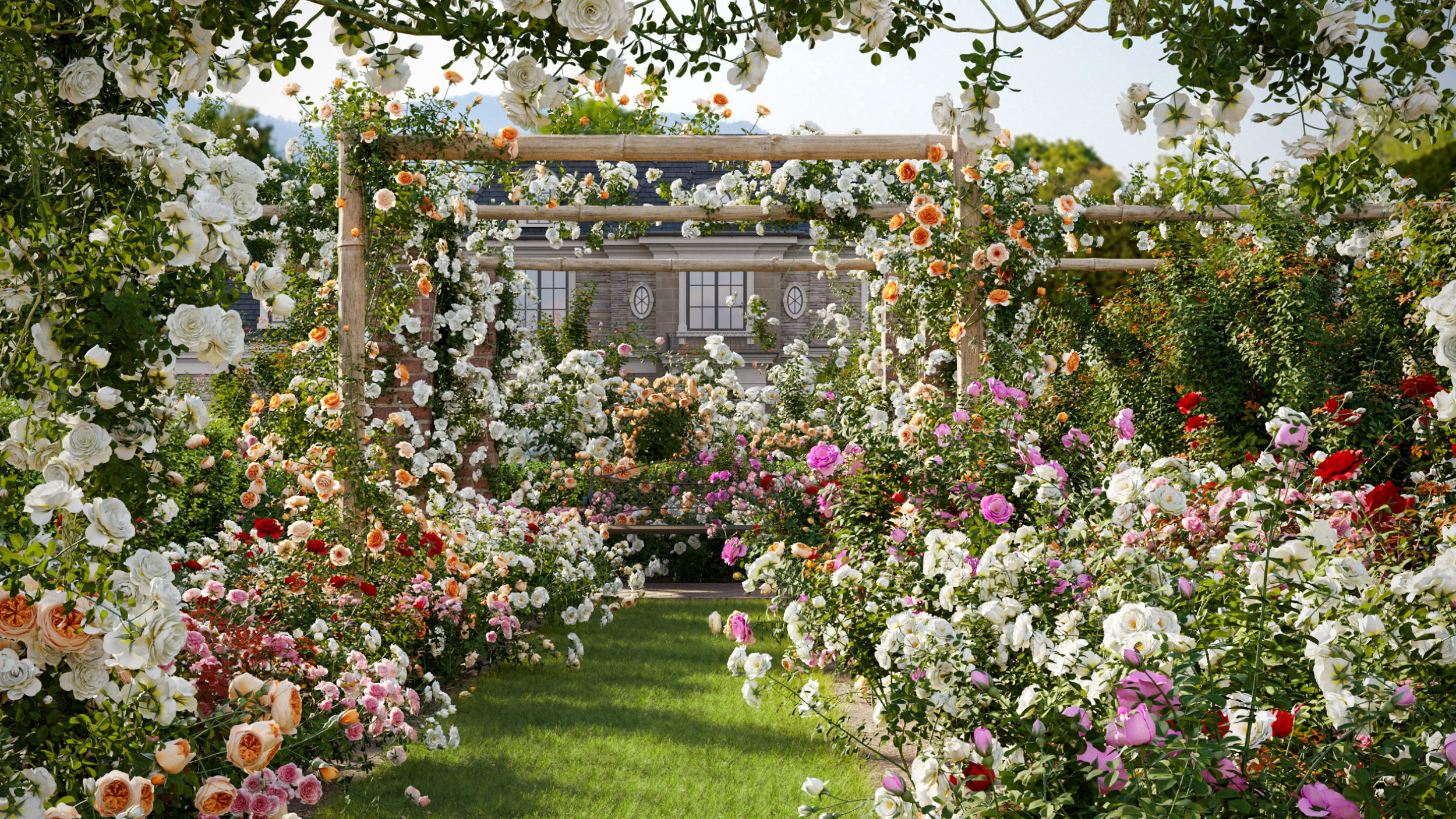 Rose garden-Bundle 08 3D model_1
