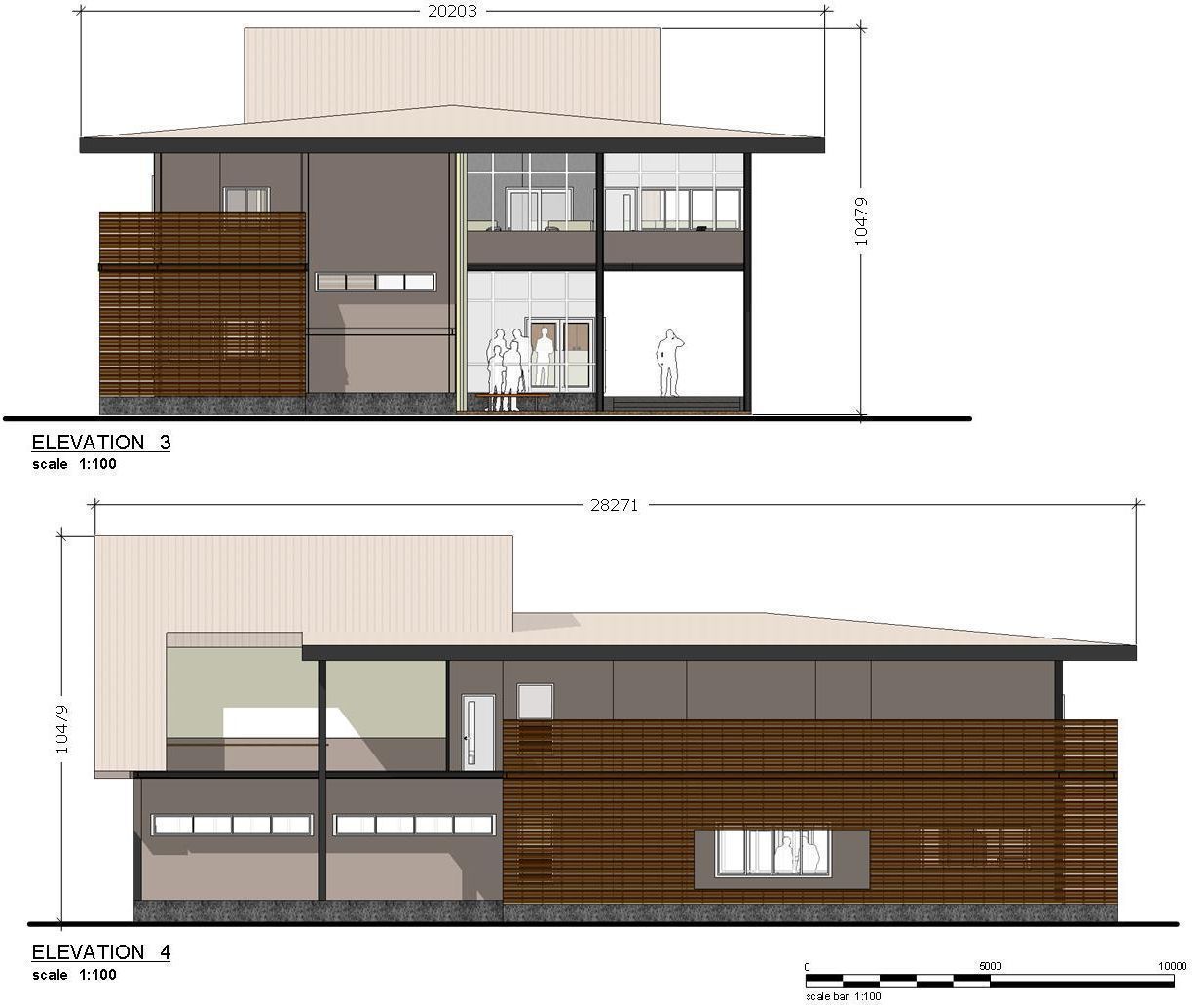 Small office in steel structure 3D model_6