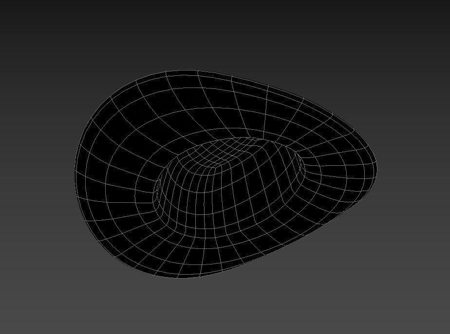 Black Cowboy Hat 3D model_22