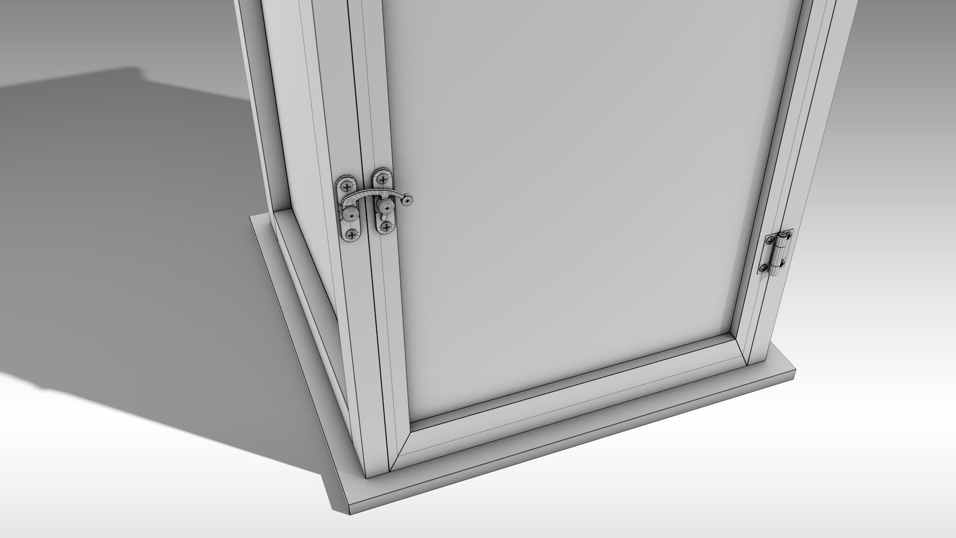 Wood Lantern 01 Low-poly 3D model_19