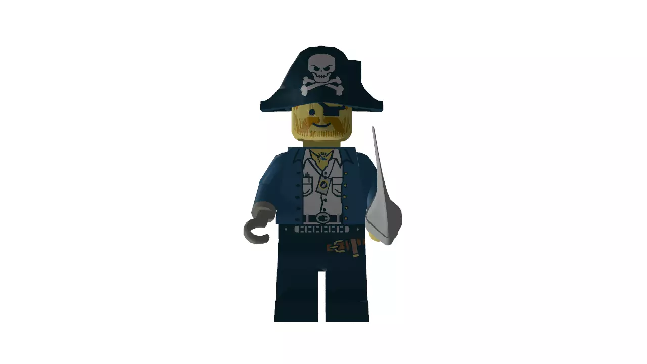 lego 3d models Low-poly 3D model