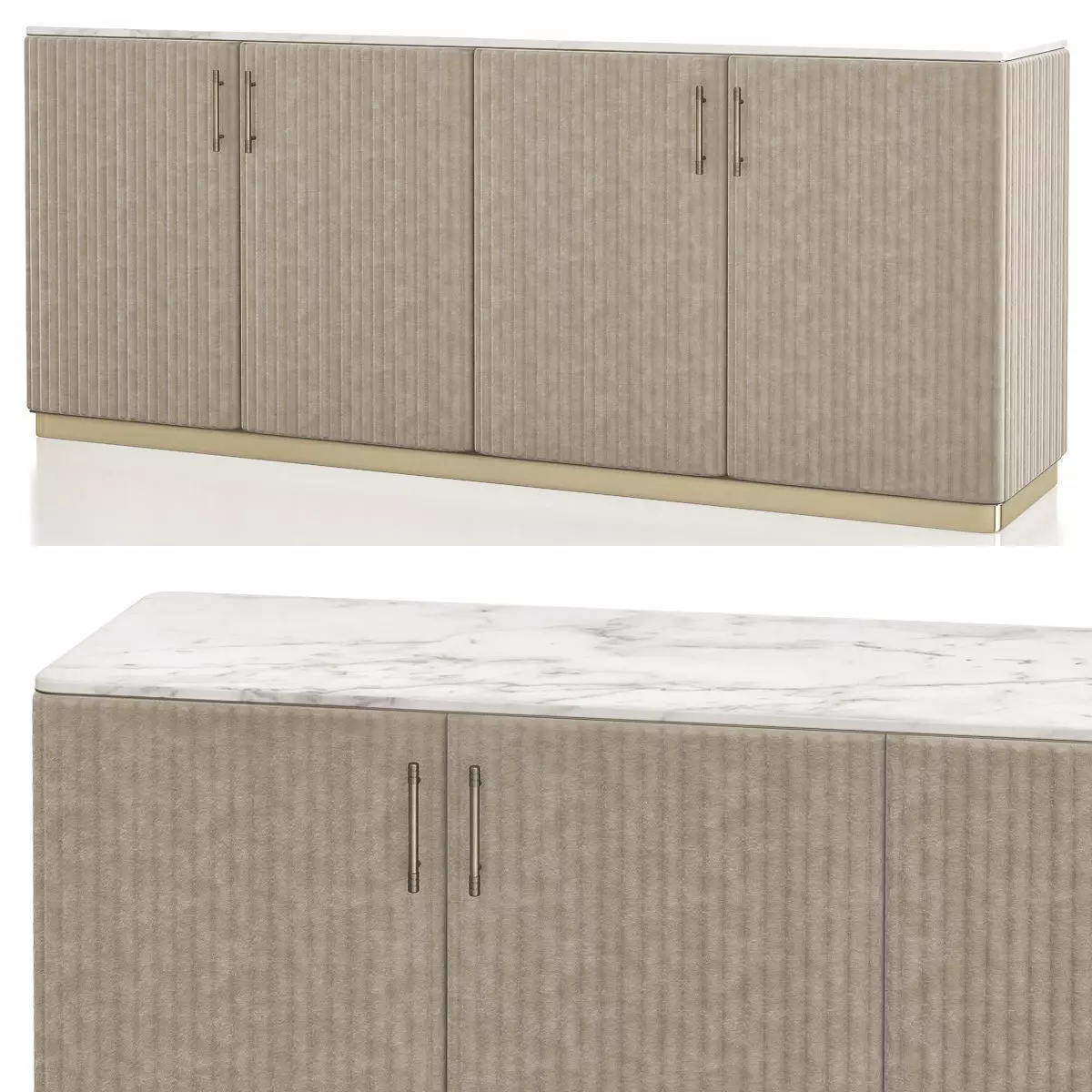 AUGUSTA Volpi low poly 3d model Low-poly 3D model