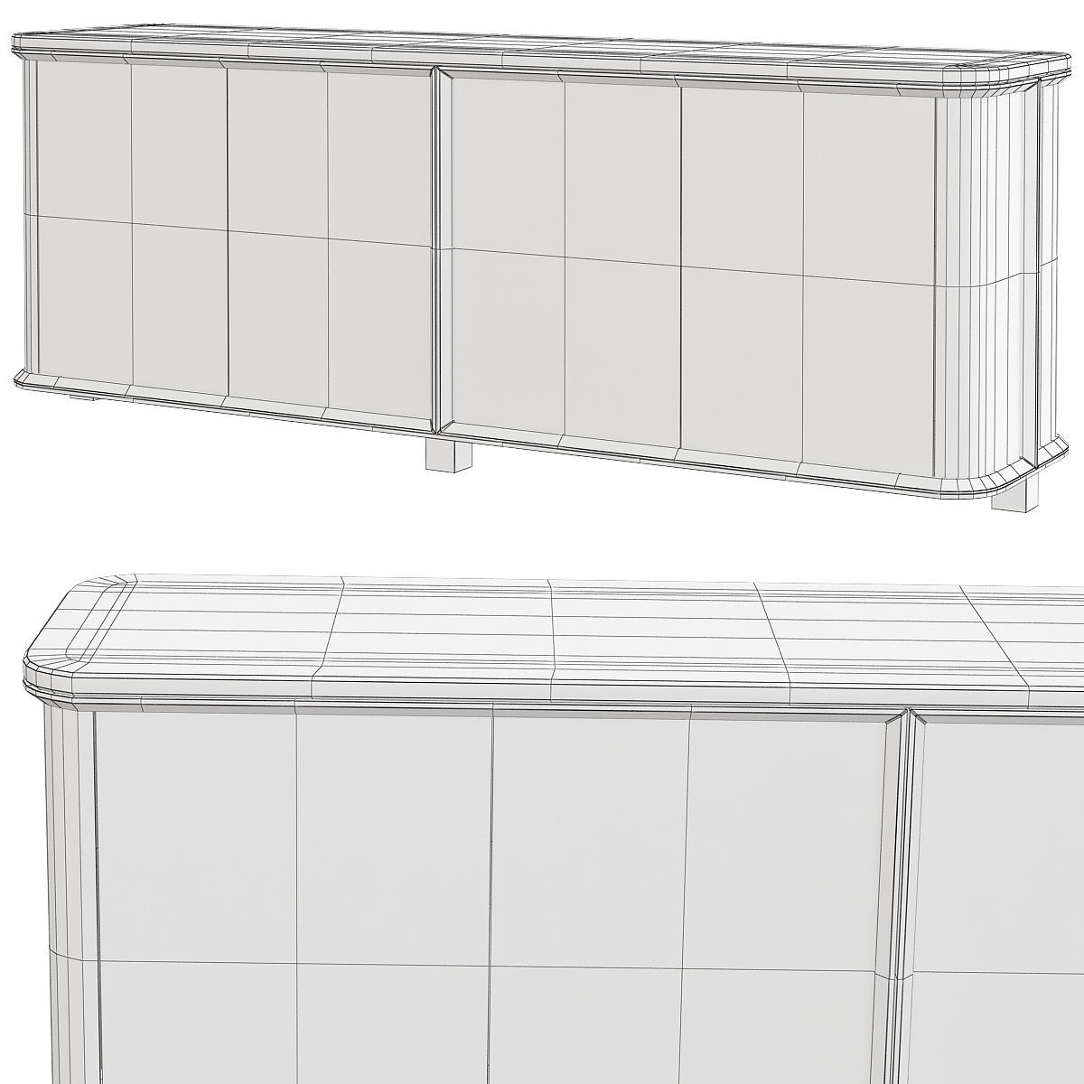 GRACE Volpi low poly 3d model Low-poly 3D model_1