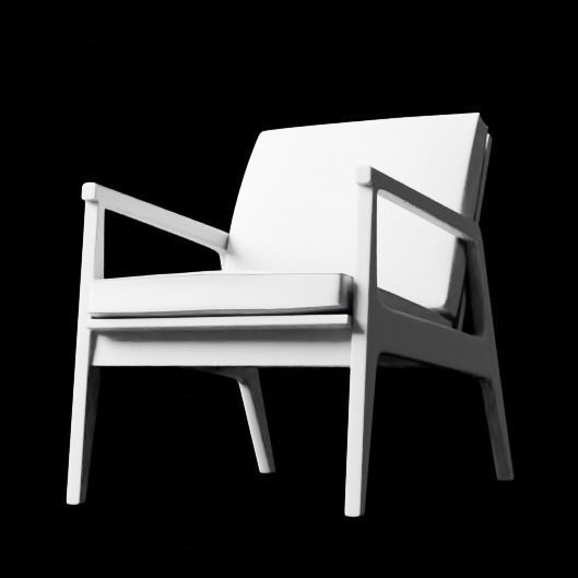 lounge chair 3D model_6