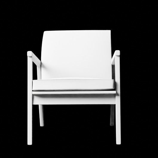 lounge chair 3D model_5