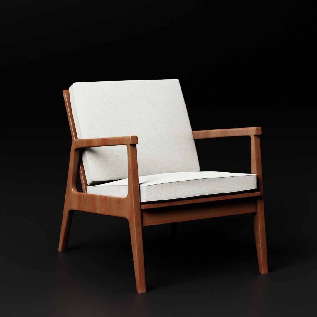 lounge chair 3D model_1