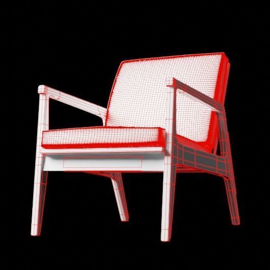 lounge chair 3D model_8