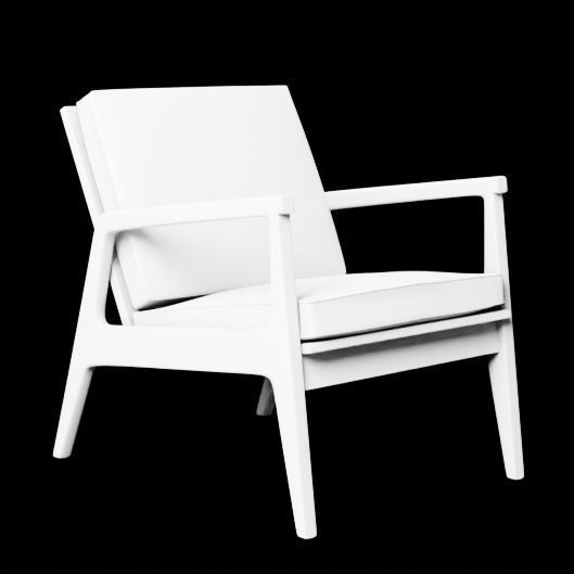 lounge chair 3D model_7