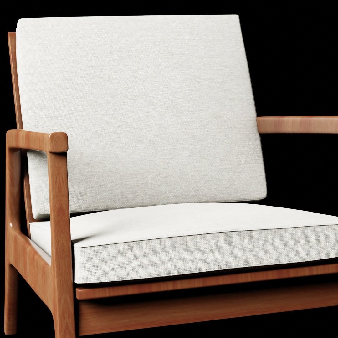 lounge chair 3D model_3