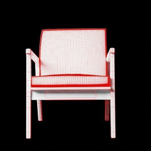 lounge chair 3D model_9