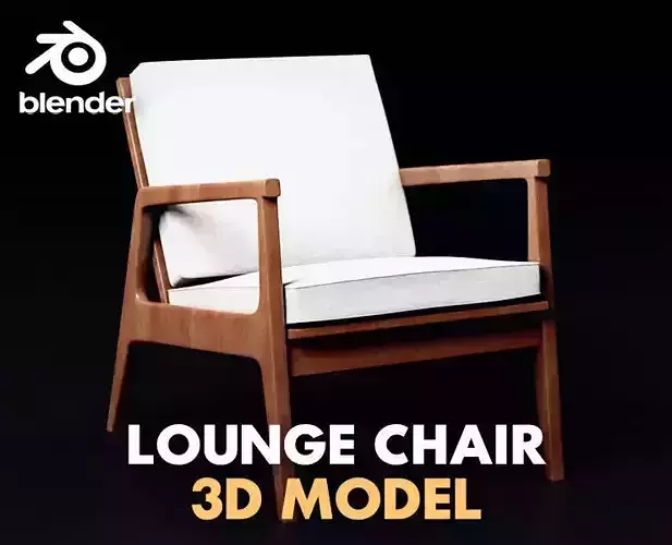 lounge chair 3D model lounge chair 3D model