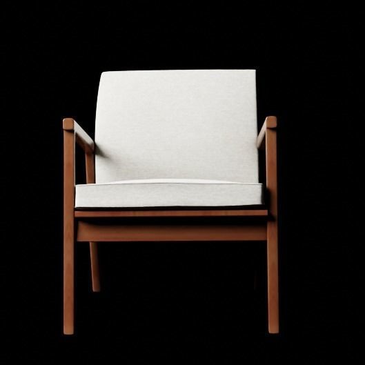 lounge chair 3D model_4