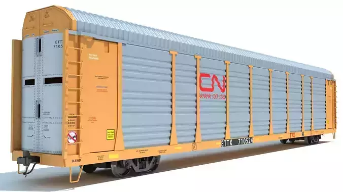 Canadian National Auto Carrier 3D model