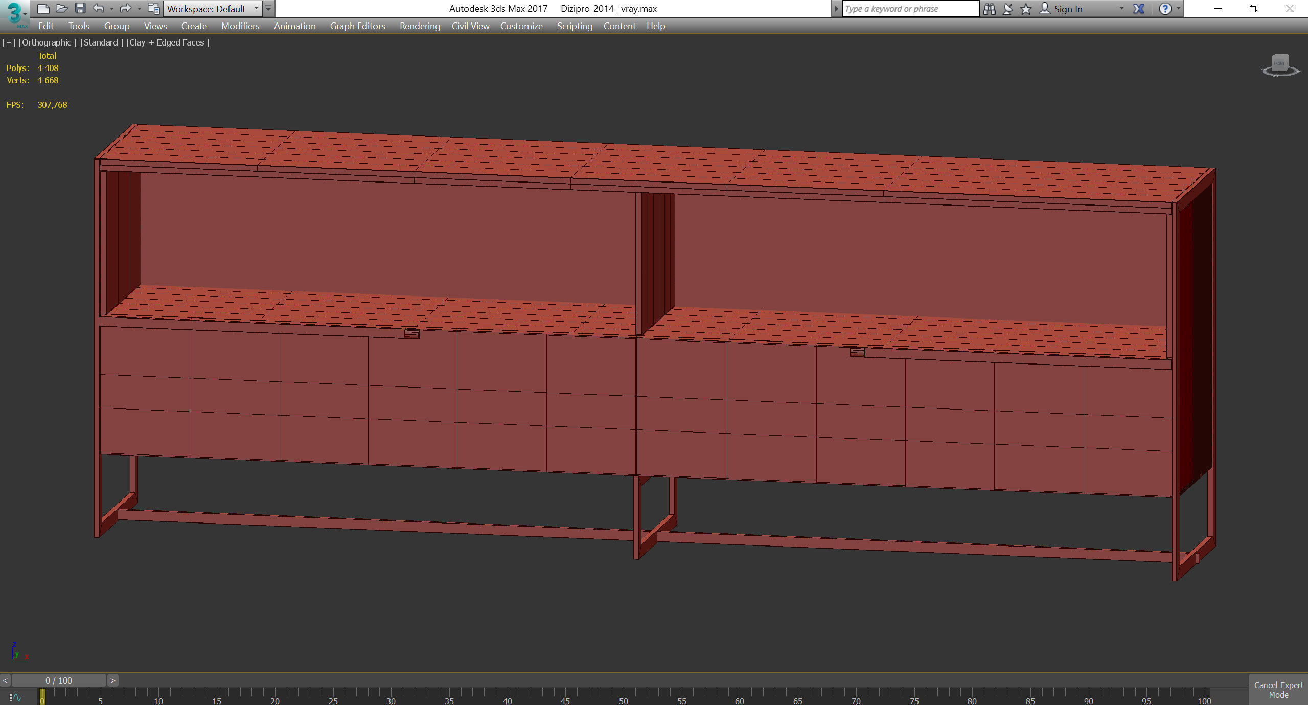 TV MAVIS Volpi 3d model Low-poly 3D model_3