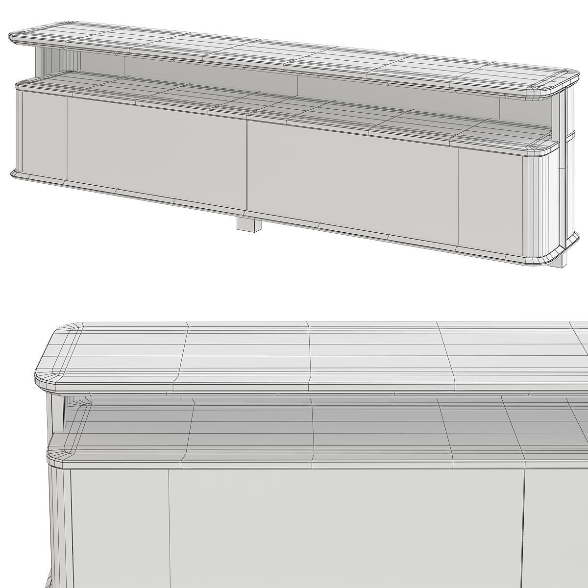 TV GRACE Volpi low poly 3d model Low-poly 3D model_1