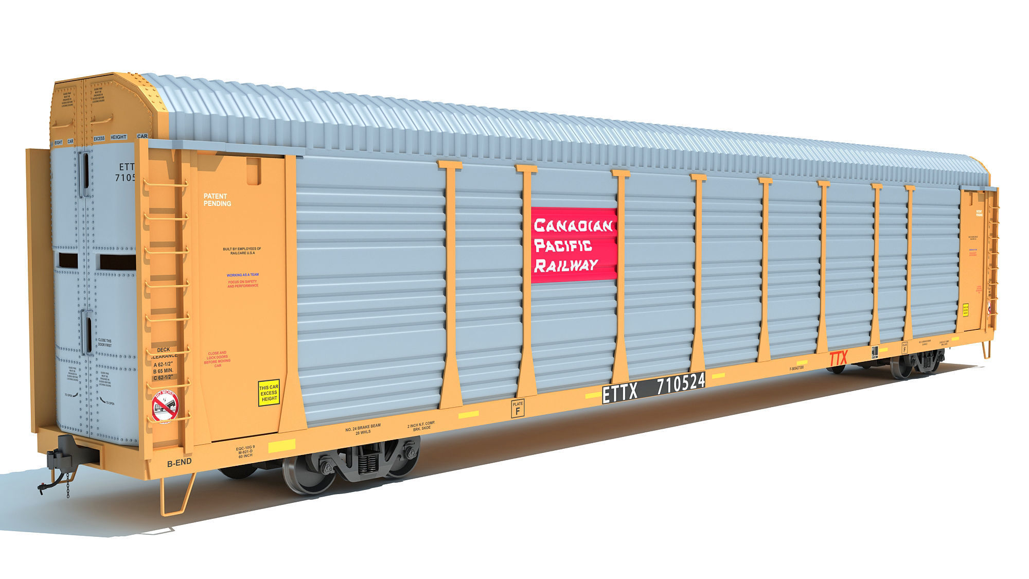 Canadian Pacific Auto Carrier 3D model_5