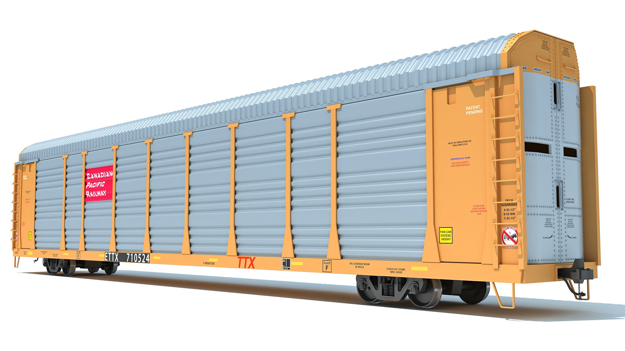 Canadian Pacific Auto Carrier 3D model_7