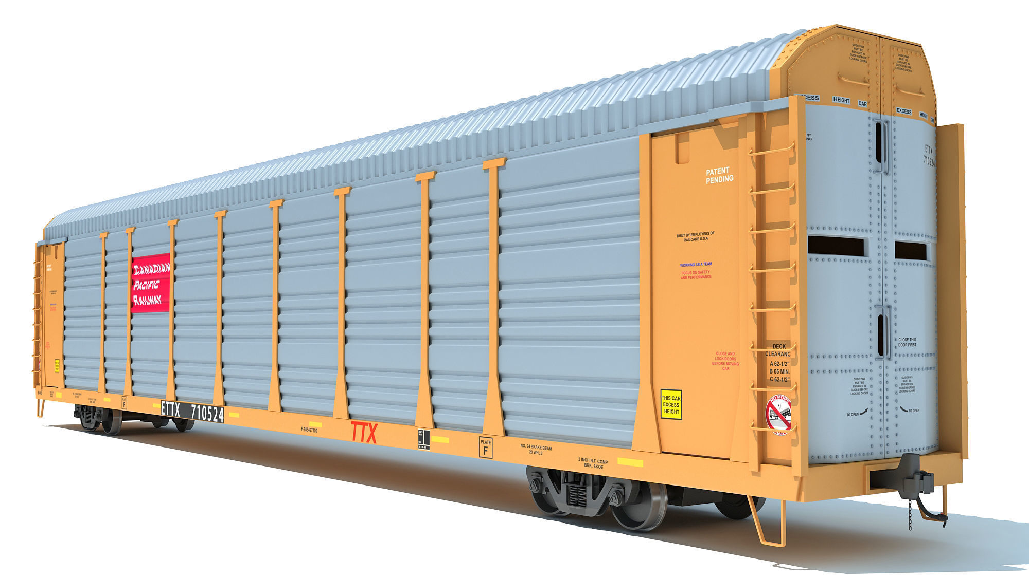 Canadian Pacific Auto Carrier 3D model_3