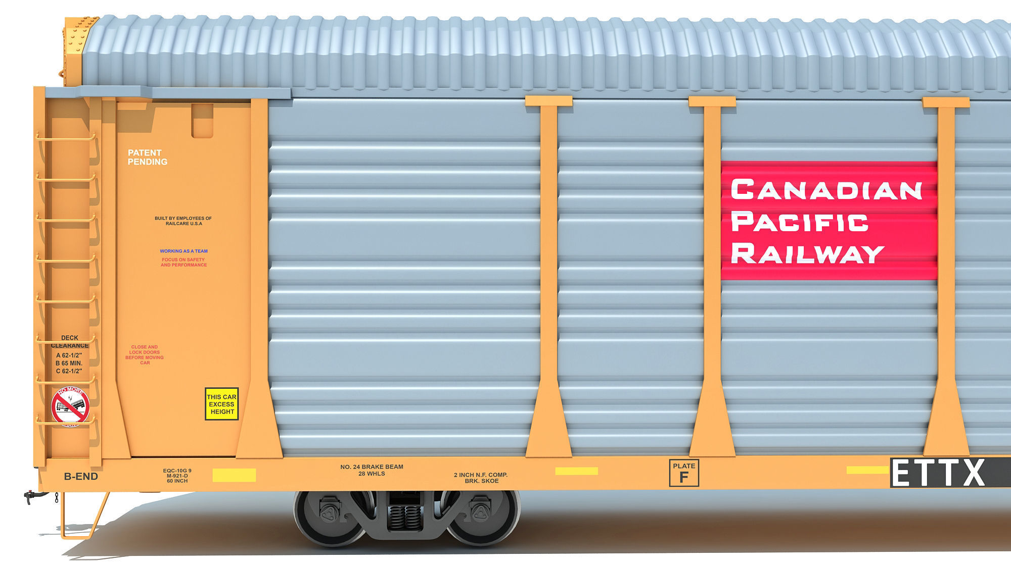 Canadian Pacific Auto Carrier 3D model_10